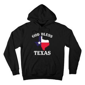 Texas Flag Patriotic Texan Pride God Bless Texas Hoodie