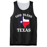 Texas Flag Patriotic Texan Pride God Bless Texas Mesh Reversible Basketball Jersey Tank