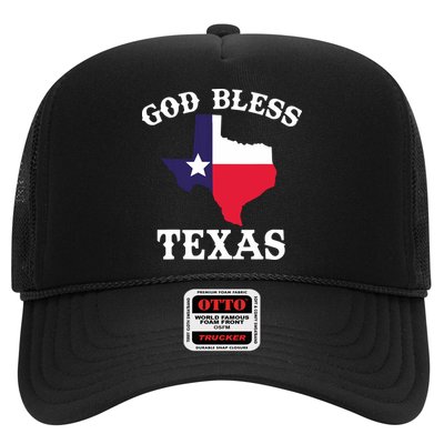 Texas Flag Patriotic Texan Pride God Bless Texas Trucker Hat
