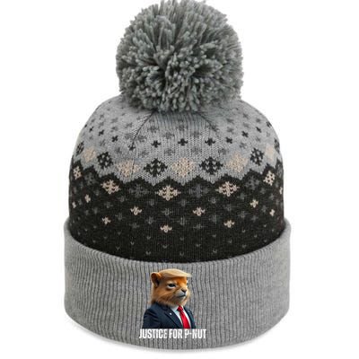 Trump For Pnut The Squirrel Justice For Peanut Trump The Baniff Cuffed Pom Beanie