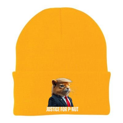 Trump For Pnut The Squirrel Justice For Peanut Trump Knit Cap Winter Beanie