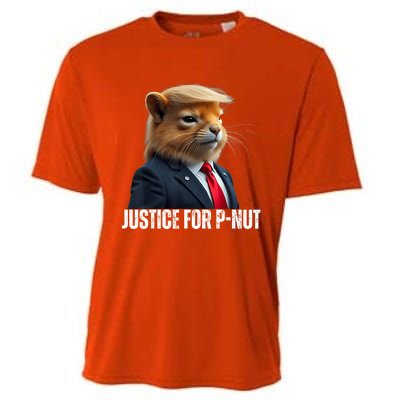 Trump For Pnut The Squirrel Justice For Peanut Trump Cooling Performance Crew T-Shirt