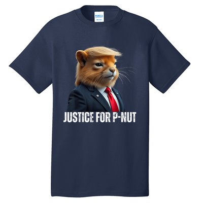 Trump For Pnut The Squirrel Justice For Peanut Trump Tall T-Shirt