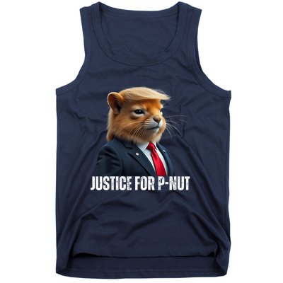 Trump For Pnut The Squirrel Justice For Peanut Trump Tank Top