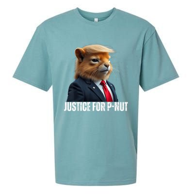 Trump For Pnut The Squirrel Justice For Peanut Trump Sueded Cloud Jersey T-Shirt