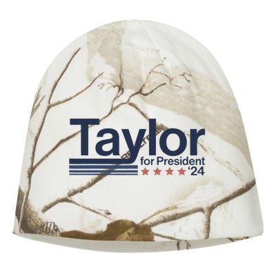 Taylor For President 2024 Taylor First Name Kati - Camo Knit Beanie