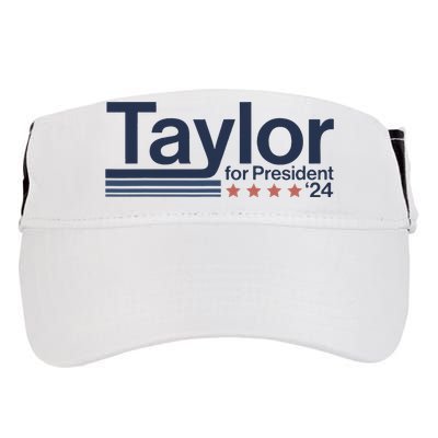 Taylor For President 2024 Taylor First Name Adult Drive Performance Visor