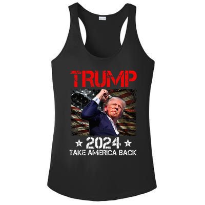 Trump Fist Pump Shot At Trump 2024 Trump Survives Rally Ladies PosiCharge Competitor Racerback Tank