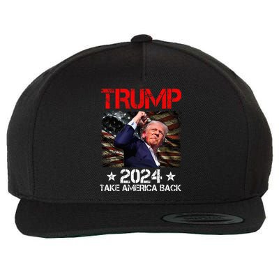 Trump Fist Pump Shot At Trump 2024 Trump Survives Rally Wool Snapback Cap