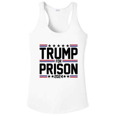 Trump For Prison 2024 Funny Political Ladies PosiCharge Competitor Racerback Tank