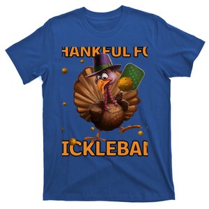 Thankful For Pickleball Turkey Thanksgiving Pickleball Lover Gift T-Shirt