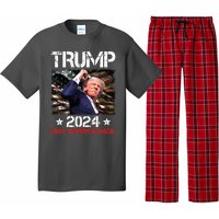 Trump Fist Pump Shot At Trump 2024 Trump Survives Rally Pajama Set