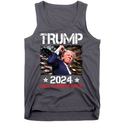 Trump Fist Pump Shot At Trump 2024 Trump Survives Rally Tank Top