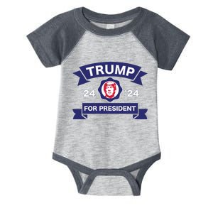 Trump For President | Trump 2024 Election Infant Baby Jersey Bodysuit