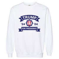 Trump For President | Trump 2024 Election Garment-Dyed Sweatshirt