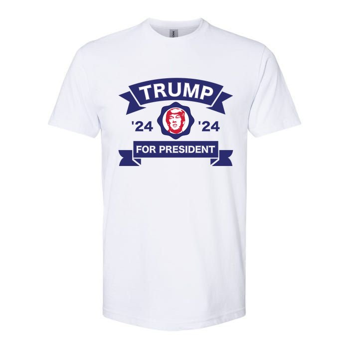 Trump For President | Trump 2024 Election Softstyle CVC T-Shirt