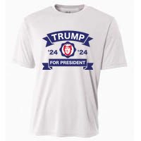 Trump For President | Trump 2024 Election Cooling Performance Crew T-Shirt