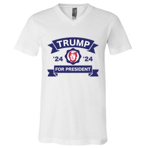 Trump For President | Trump 2024 Election V-Neck T-Shirt