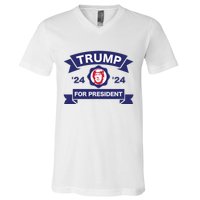 Trump For President | Trump 2024 Election V-Neck T-Shirt