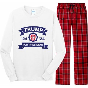 Trump For President | Trump 2024 Election Long Sleeve Pajama Set