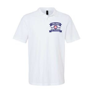 Trump For President | Trump 2024 Election Softstyle Adult Sport Polo