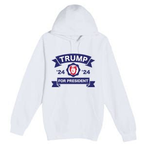 Trump For President | Trump 2024 Election Premium Pullover Hoodie