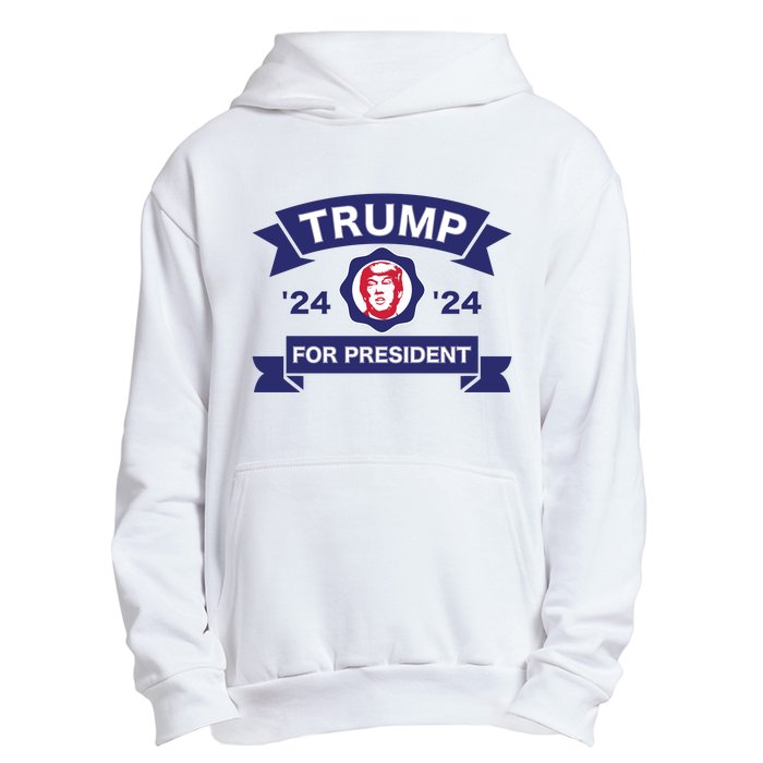 Trump For President | Trump 2024 Election Urban Pullover Hoodie