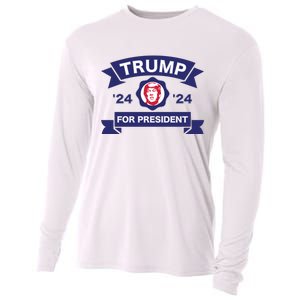 Trump For President | Trump 2024 Election Cooling Performance Long Sleeve Crew