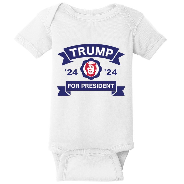 Trump For President | Trump 2024 Election Baby Bodysuit