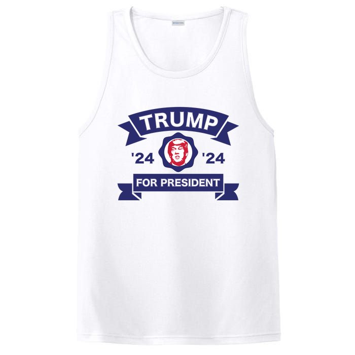 Trump For President | Trump 2024 Election PosiCharge Competitor Tank