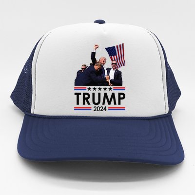 Trump Fist Pump Shot At Trump 2024 Trump Survives Rally Trucker Hat