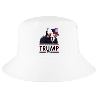 Trump Fist Pump Shot At Trump 2024 Trump Survives Rally Cool Comfort Performance Bucket Hat