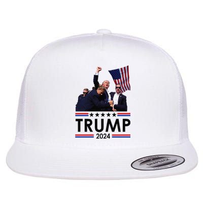 Trump Fist Pump Shot At Trump 2024 Trump Survives Rally Flat Bill Trucker Hat