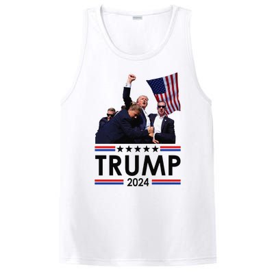 Trump Fist Pump Shot At Trump 2024 Trump Survives Rally PosiCharge Competitor Tank