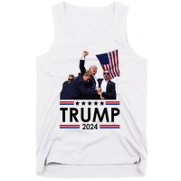 Trump Fist Pump Shot At Trump 2024 Trump Survives Rally Tank Top