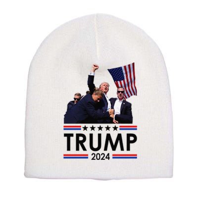 Trump Fist Pump Shot At Trump 2024 Trump Survives Rally Short Acrylic Beanie