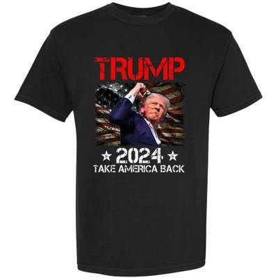 Trump Fist Pump Shot At Trump 2024 Trump Survives Rally Garment-Dyed Heavyweight T-Shirt