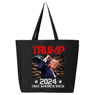 Trump Fist Pump Shot At Trump 2024 Trump Survives Rally 25L Jumbo Tote