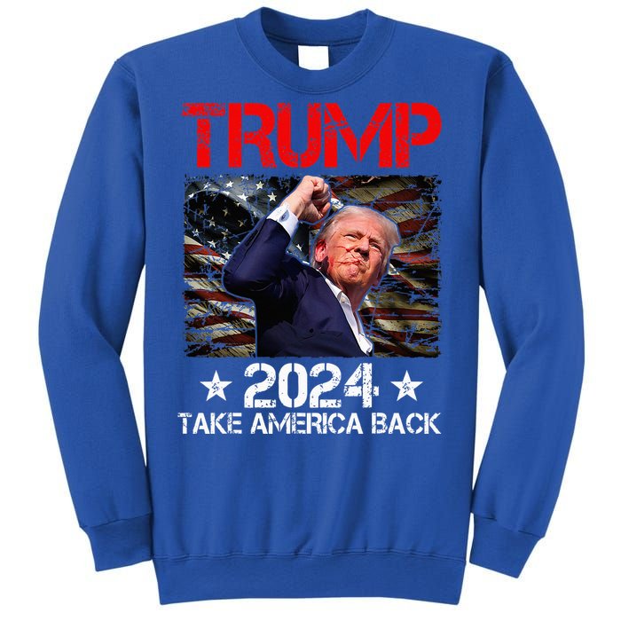 Trump Fist Pump Shot At Trump 2024 Trump Survives Rally Sweatshirt