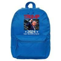 Trump Fist Pump Shot At Trump 2024 Trump Survives Rally 16 in Basic Backpack