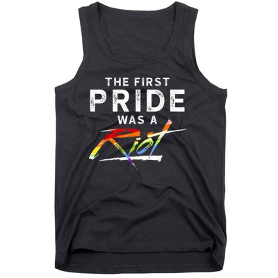 The First Pride Was A Riot LGBT Tank Top