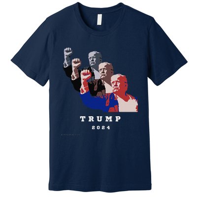 Trump For President 2024 Election Fight Premium T-Shirt