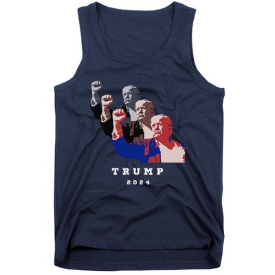 Trump For President 2024 Election Fight Tank Top