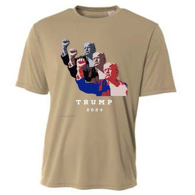 Trump For President 2024 Election Fight Cooling Performance Crew T-Shirt