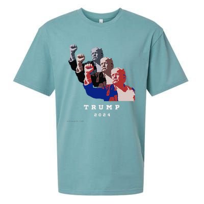 Trump For President 2024 Election Fight Sueded Cloud Jersey T-Shirt