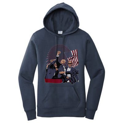 Trump Fist Pump Women's Pullover Hoodie