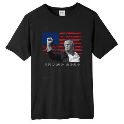 Trump For President 2024 Patriotic Triumph Maga Tall Fusion ChromaSoft Performance T-Shirt