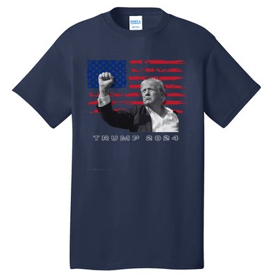 Trump For President 2024 Patriotic Triumph Maga Tall T-Shirt