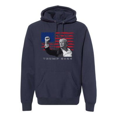 Trump For President 2024 Patriotic Triumph Maga Premium Hoodie