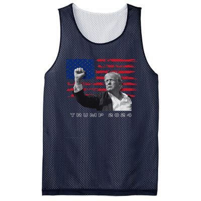 Trump For President 2024 Patriotic Triumph Maga Mesh Reversible Basketball Jersey Tank